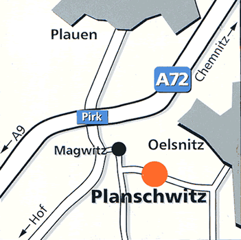 Karte von Planschwitz